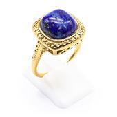 Lapis Lazuli Stainless Steel Signet Ring