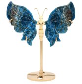 Apatite butterfly on a base, 14cm
