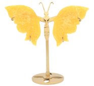 Orange Calcite Butterfly on a 14cm Base