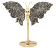 Flame Stone Butterfly on a 14cm base