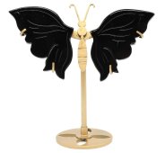 Black Obsidian Butterfly on a 14cm Base