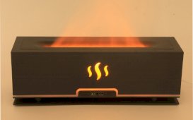 HE Diffuser Rectangle Black Flame 25cm