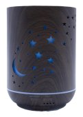 HE Diffuser Black Cylinder Moon & Stars 17cm