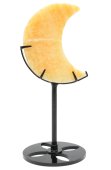 Orange Calcite Moon on a 16cm Base