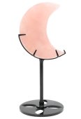 Rose Quartz Moon on a 16cm Base