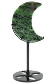 Ruby Zoisite Moon on a 16cm base