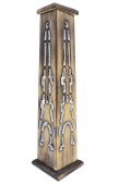 Wooden Incense Holder Inca Totem Tower 30cm