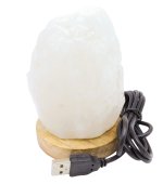 Mini White USB Salt Lamp 1KG - Fixed