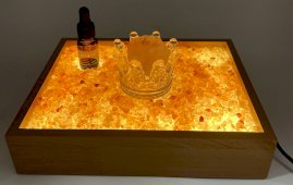 Zen Garden Himalayan Salt Crown + Oil 23cm