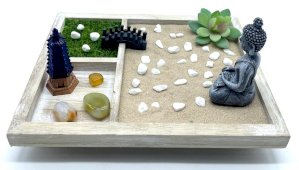 Zen Garden Wood Japanese Meditation 23cm