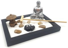 Zen Garden Buddha Mill 16cm