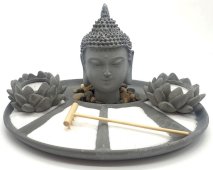 Zen Garden Buddha Head 28cm